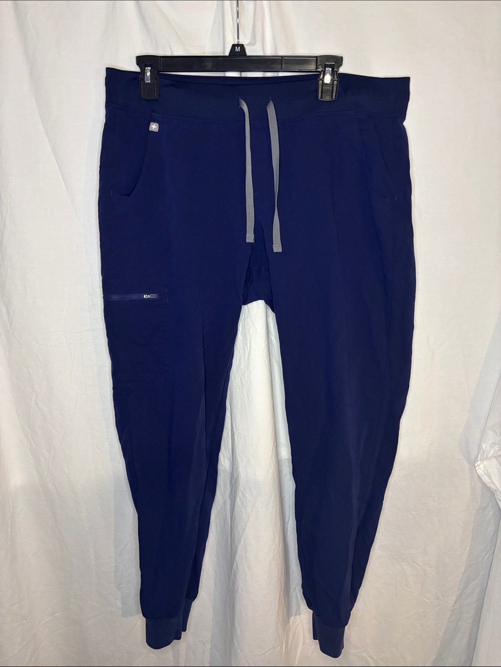 FIGS Navy Blue Jogger Style Scrub Pants Size Large (93)